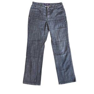 NYDJ Not Your Daughter's Jeans Women's Straight Leg 5 Pocket Blue Size 8P